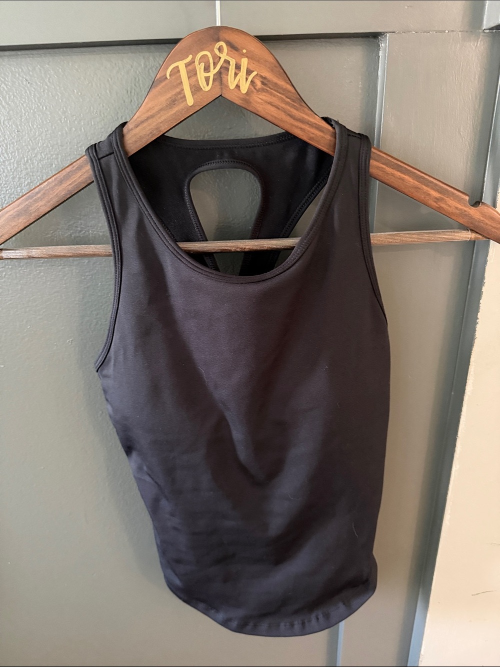 Born Primitive Black Scoop Neck Racerback Tank